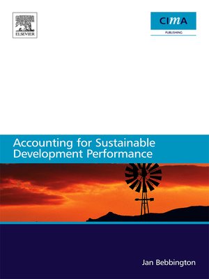 cover image of Accounting for sustainable development performance
